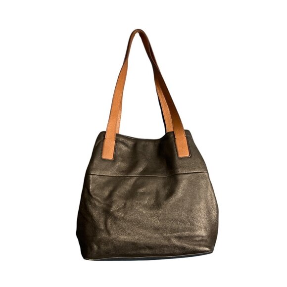 Fossil Leather Shoulder Tote - Picture 2 of 10